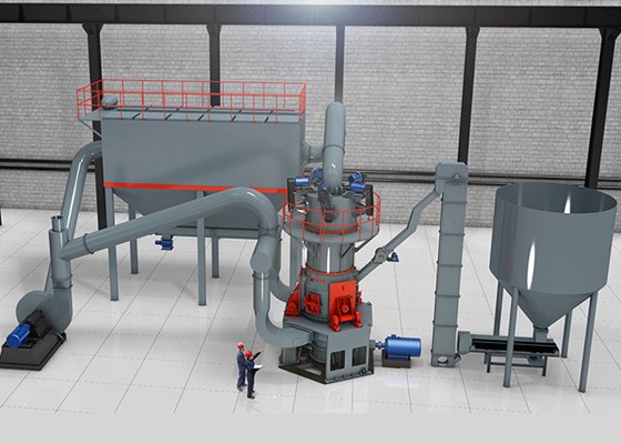 電石渣制備碳酸鈣的設備圖 HLMX超細電石渣粉立式磨粉機